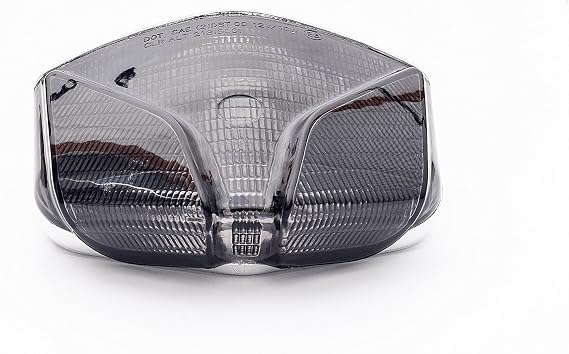 TOPZONE LED Brake Taillight Integrated Turn Signal For MV Agusta 2000-2009 F4 1000,750/Senna/SPR,Brutale 910/1078,F1000,Stradale(Smoke Color)
