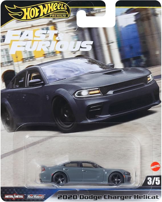 Hot Wheels Fast-Furious Premium Araba 2020 DODGE CHARGER HELLCAT HNW46 - JBL96