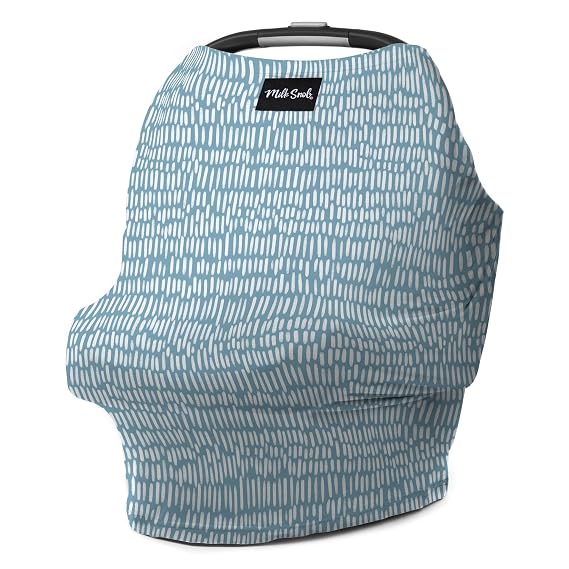 Milk Snob Original 5-in-1 Cover - Nursing Cover for Breastfeeding - Baby Carseat Canopy & Stroller - Essential All-in-One Design - Perfect for Summer - Gift for Mom, Baby (Beck)
