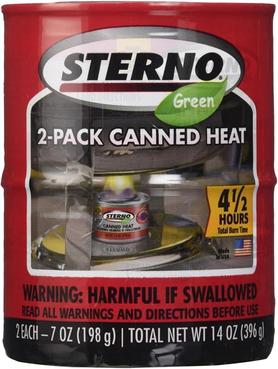 Sterno 7-Ounce Entertainment Cooking Fuel, 2-Pack
