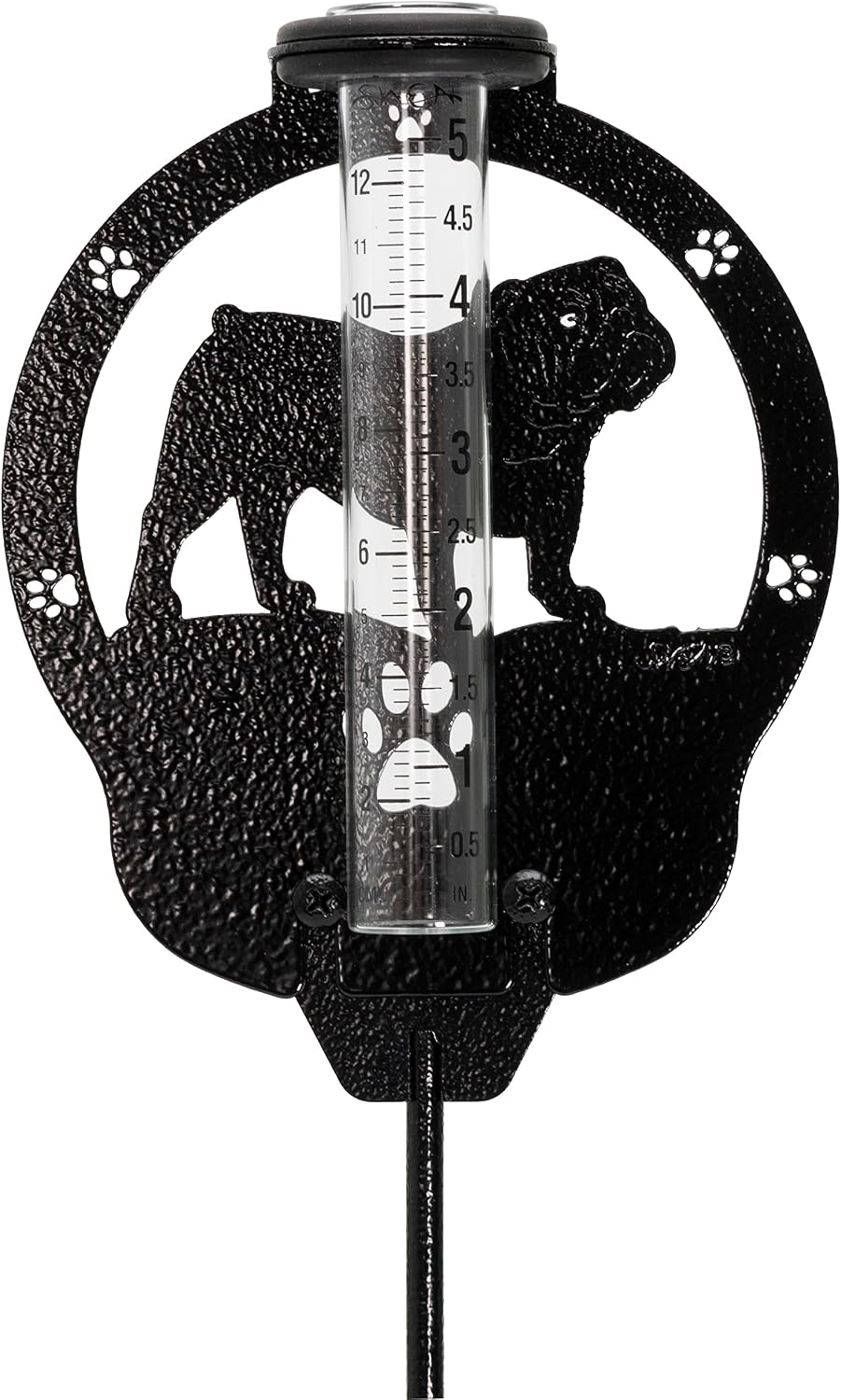 SWEN Products English Bulldog Rain Gauge