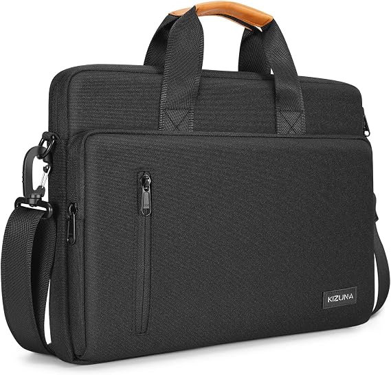 KIZUNA Laptop bag Case 12.5 Inch Shoulder Sleeve For MacBook Air 13 M5 M3/MacBook Pro 14 M2 Pro /13.3" Yoga Slim 7i Carbon/13.3" HP Envy x360 13/14" ThinkPad X1 Carbon, Black
