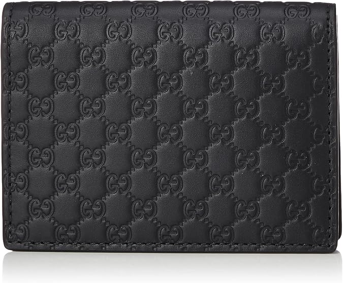 Gucci 544474 BMJ1N Business Card Holder, Black, S