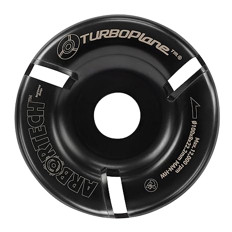 ARBORTECH TURBOPlane Blade 4Inch/100mm Carbide Woodworking Disc Angle Grinder Attachment | IND.FG.400.20