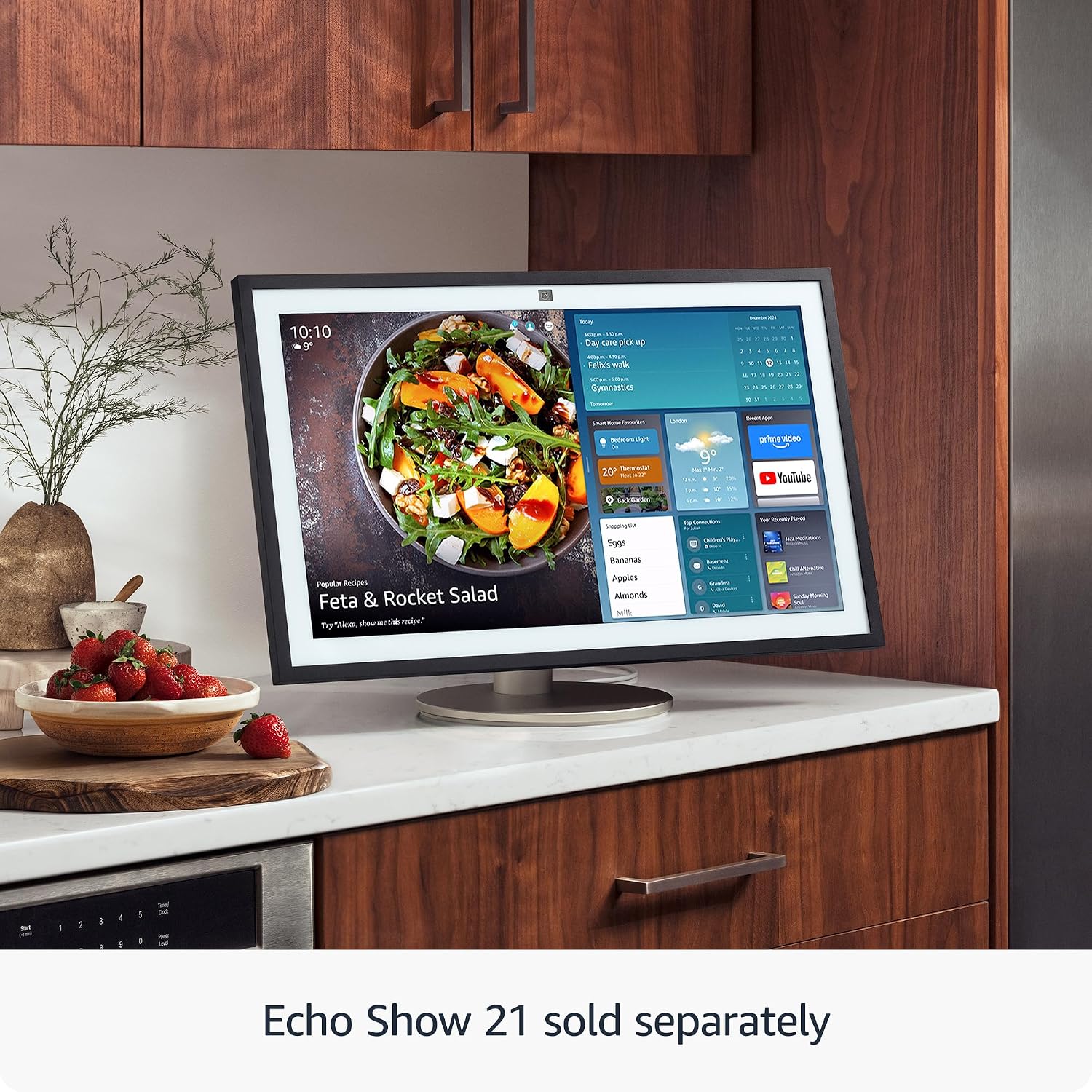 Amazon Premium Adjustable Stand | Designed for Amazon Echo Show 21 (sold separately)