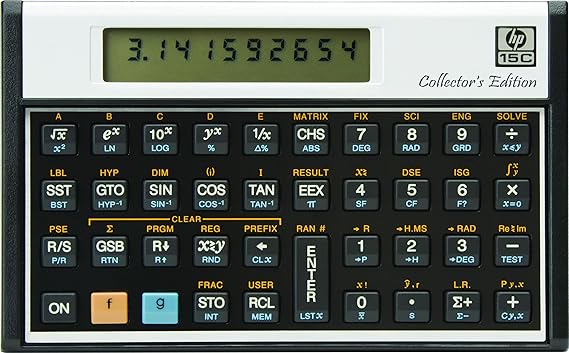 HP 15C Financial Calculator - Collector's Edition