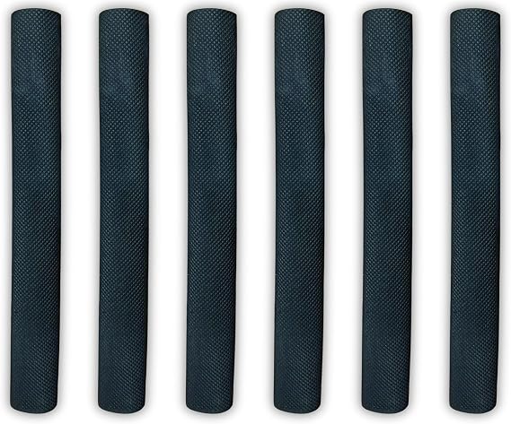 Diamond Rubber Grips Combo for Full Size Cricket Bat Handle, Jointless Construction, Available in Black colour.