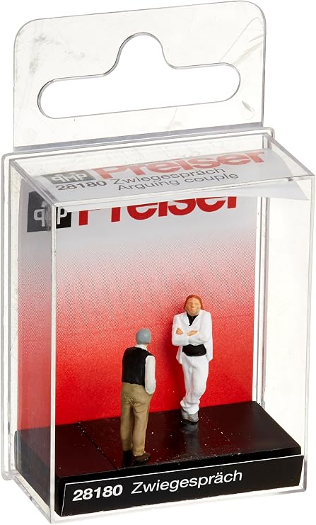 Preiser 28180 Arguing Couple pkg(2) HO Scale Figure