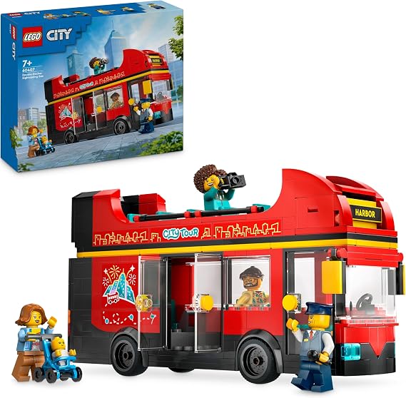 LEGO City Kırmızı İki Katlı Gezi Otobüsü 60407