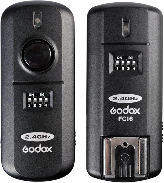 Godox FC-16 2.4GHz 16 Channels Remote Wireless Flash Trigger for Canon EOS Camera Such 700D 650D 600D 60D 550D 500D 450D 100D 1100D 1000D Rebel T3 XS T4i T3i T2i T1i Xsi