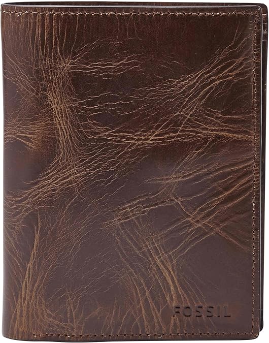 Fossil Men's Derric Leather Bi-Fold, ML3686201