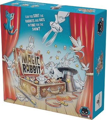 Alley Cat Games Magic Rabbit Board Game 1-4 Players, Ages 8