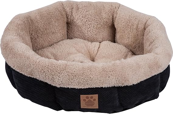Petmate Cozy Dog Bed, 21"L x 21"W x 6"Th, Blend Material, Machine Washable