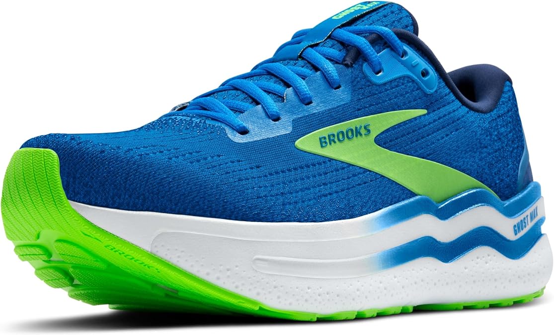Brooks メンズ Ghost Max 2 ランニング&ウォーキングシューズ, ダッチブルー/グリーンゲッコ/ピーコート, 7