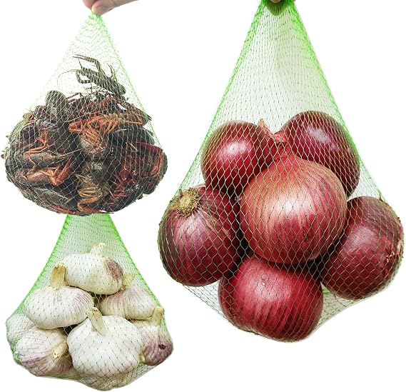 STAYWILD 100 PCS Onion Potato Garlic Storage Bag-20 Inch Seafood Boil Bags