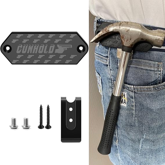 Magnetic Belt Tool Holder, Heavy Duty Tool Belt Clip, Storage Organizer for Screws, Hammer, Pliers, Drill Bit, Wrench, or Any Magnetic Tools and Hardware
