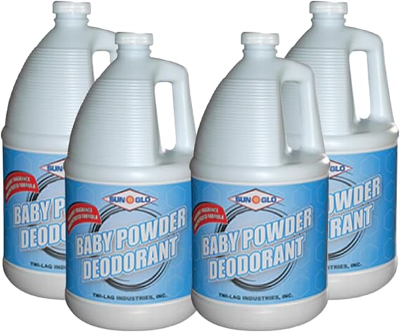 Sun-Glo Premium Baby Powder Concentrated Deodorizing Cleaner (4x1 Gallon Case)