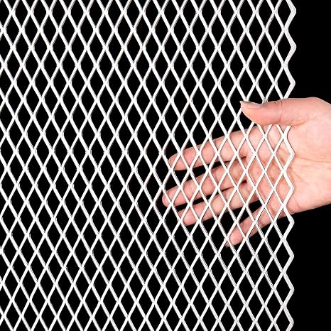 14 Gauge Stainless Expanded Metal 24"X16" Expanded & Perforated Sheets Metal Grate Screen/Fence Wire/Privacy Fence/Screen Door mesh