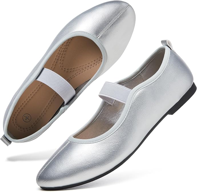 hash bubbie Women's Mary Janes Ballet Dress Flats Shoes