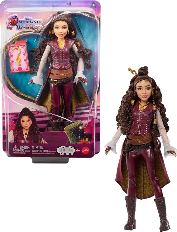 Mattel Disney Descendants: Wicked Wonderland Fashion Doll & Accessory, Hazel Hook, Daughter of Hook with Movie Inspired Clothing