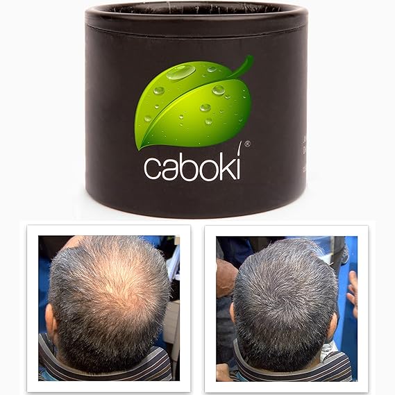 Caboki Hair Fibers Bald Spot Cover Up for Men and Women - Dark Gray | Hair Fibers for Thinning Hair Blends Seamlessly for Natural Look & Fuller Scalp Instantly Trial Size, 10-Day Supply