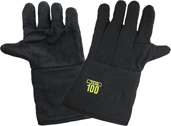 Oberon Company TCG100 Series Arc Flash Gloves, Black, Large