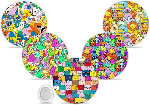 G7 Over Patches 20Pack Waterproof G7 & Stelo Adhesive Patches CGM Tape Full Cover Stelo Patch Non-Glue Central Hypoallergenic & Latex-Free Long Stay for 15 Days