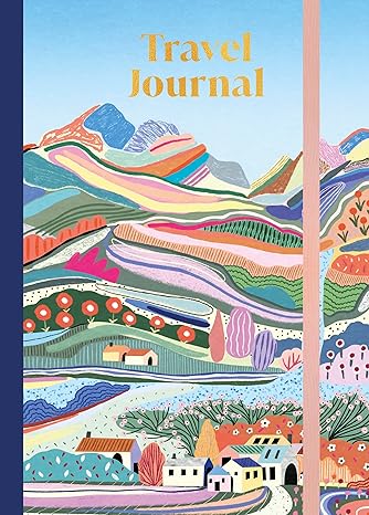 Travel Journal: A5 (14.8 x 21 cm) Hardcover Travel Diary for 10 Trips with Prompts, Planning Pages and Keepsake Storage