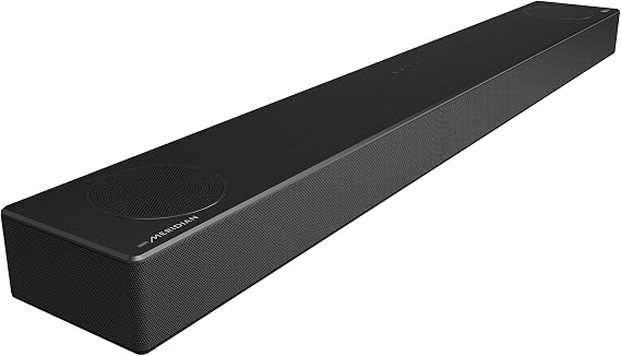 LG Electronics Sound Bar, SN7CY, 3.0., 2ch, 160 W, Dolby Atmos & DTS:X Compatible, Supervised by MERIDIAN, Bluetooth, HDMI, Optical, ARC Compatible