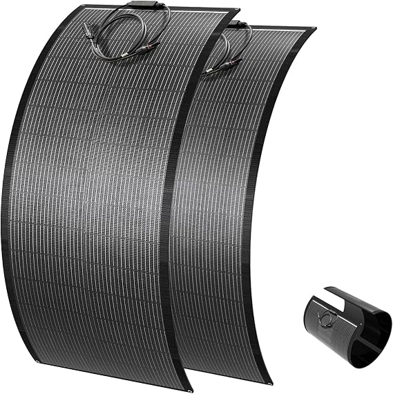 200W Flexible Solar Panels,Bendable,2-Pack 100Watt