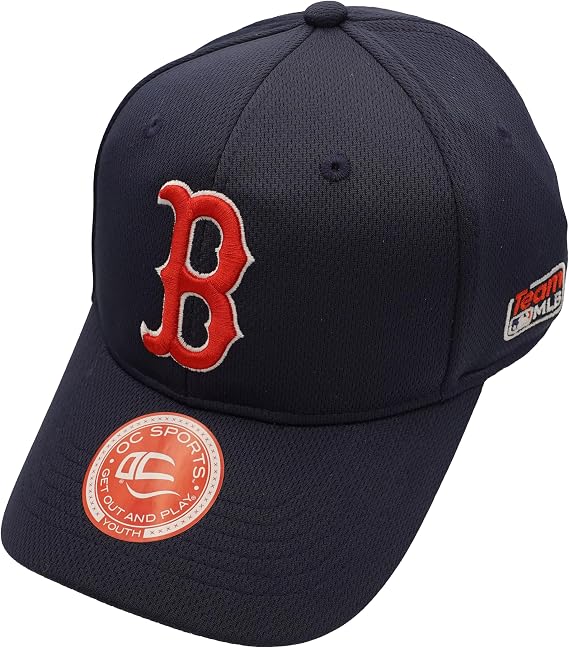 Boston Red Sox Officially Licensed MLB Adjustable Velcro Youth Size Baseball Cap