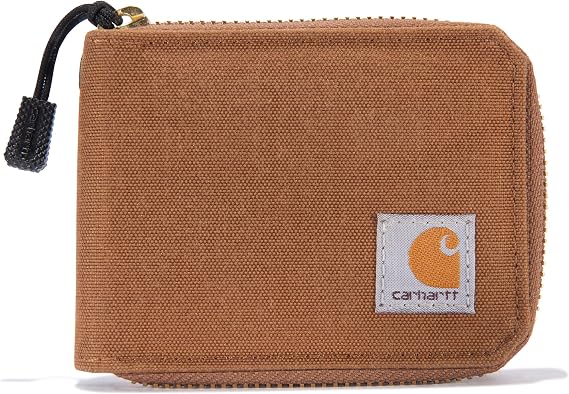 Carhartt Nylon Duck Zipper Wallet Carhartt Brown