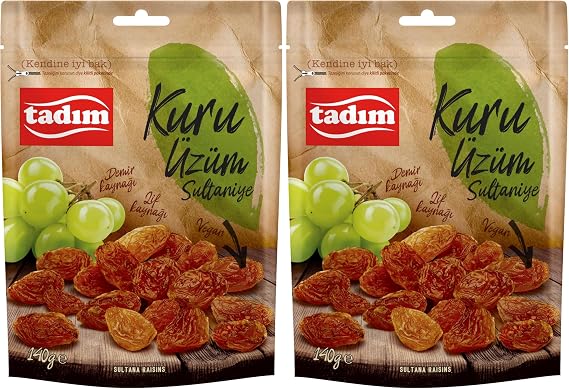 Tadım Kuru Üzüm Sultaniye 140 Gr 2li paket
