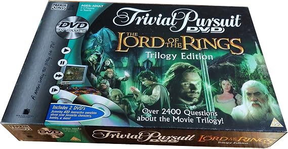 Hasbro Lord Of The Rings Trivial Pursuit - Dvd Game