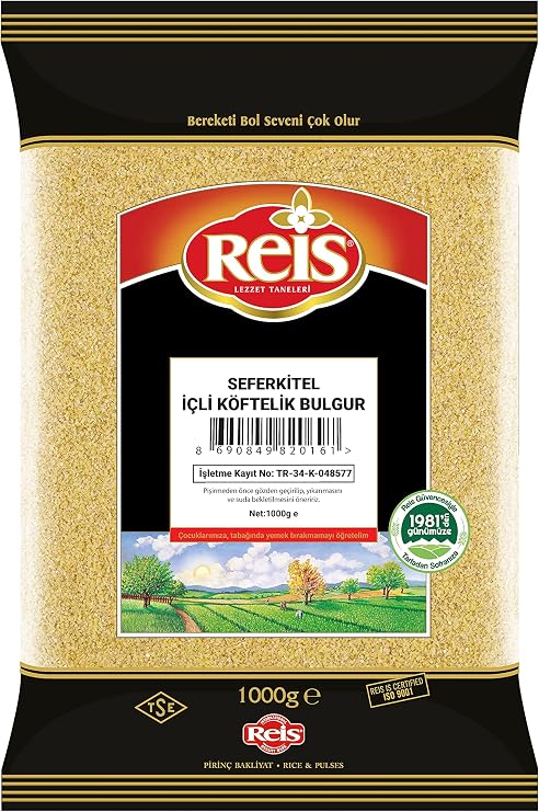 Reis İçliköftelik Bulgur (Seferkitel) 1 Kg