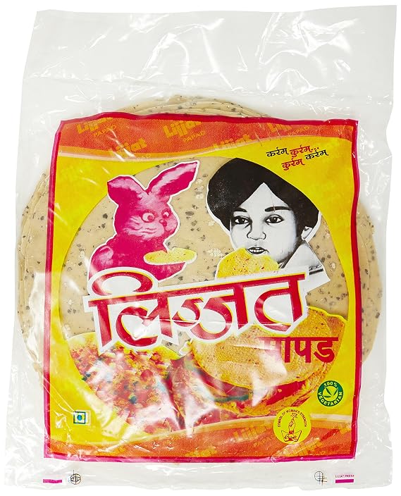 Lijjat Udad Punjabi Papad 200 gms