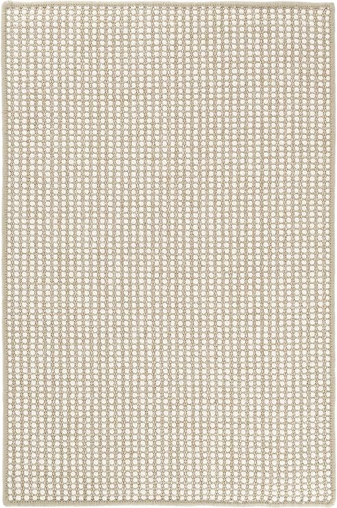 Dash & Albert Pixel Wheat Geometric Woven Rug, 3'x5'