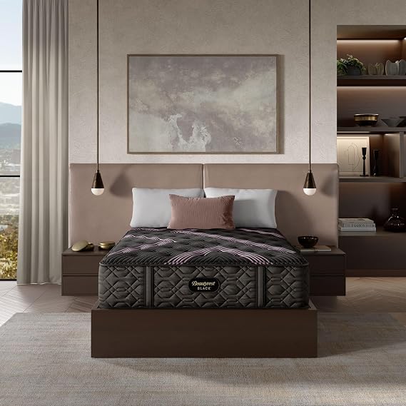 Beautyrest Black Series Two 15.5" Medium King Mattress | CertiPUR-US certified, 100-Night Trial, Made in the USA with global components, breathable, cooling