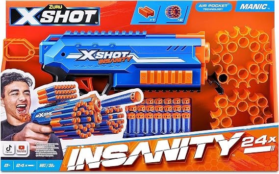 ZURU X-Shot Mad Manic Arrows 24