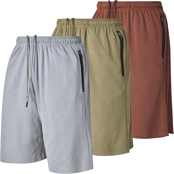 Ultra Performance Mens Cotton Shorts 3 Pack Casual Athletic Short for Men