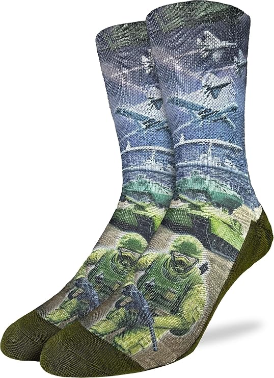 Good Luck Sock Men's Military Socks, Adult
