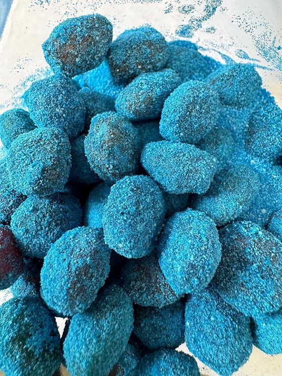 Sour Blue Raspberry Gushers, Viral Tiktok Candy Extremely Sour Gushers/Gummies (8oz)