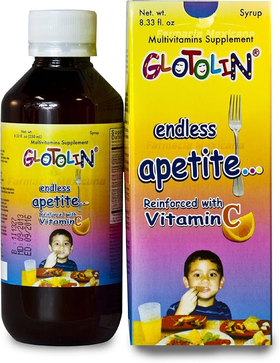 Glotolin Appetite Stimulant Kids Syrup 8.33 oz - Jarabe Estimulant Apetito