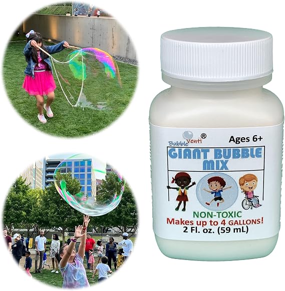 Bubbleventi Giant Bubble Mix (Makes 4 Gallons)