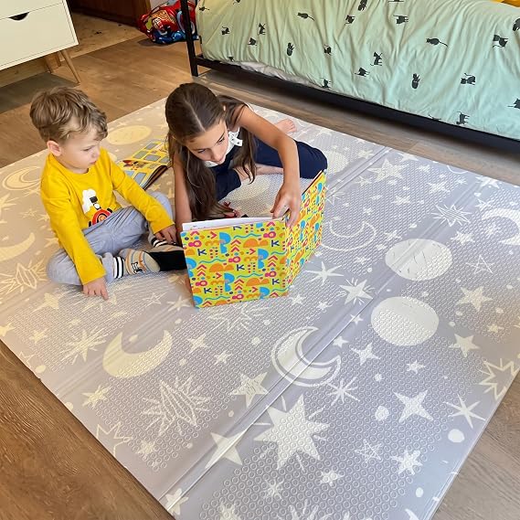 Miotetto Foldable Baby Play Mat 78"x59"