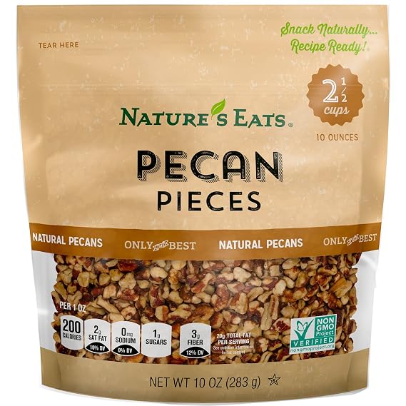 Nature's Eats Pecan Pieces, 10 Ounce