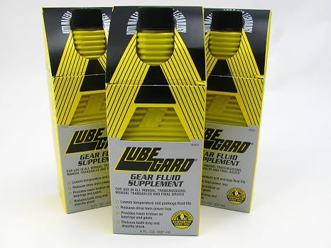 Lubegard Lube Gard Standard Gear & Rear End Transmission Oil Additive 3 Pack