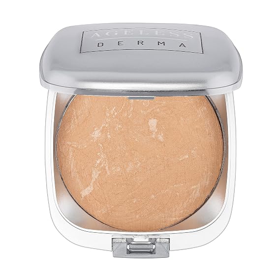 Mineral Baked Foundation Makeup Vegan, Paraben-Free, Gluten-Free and Cruelty-Free Powder Foundation (Antique Beige)