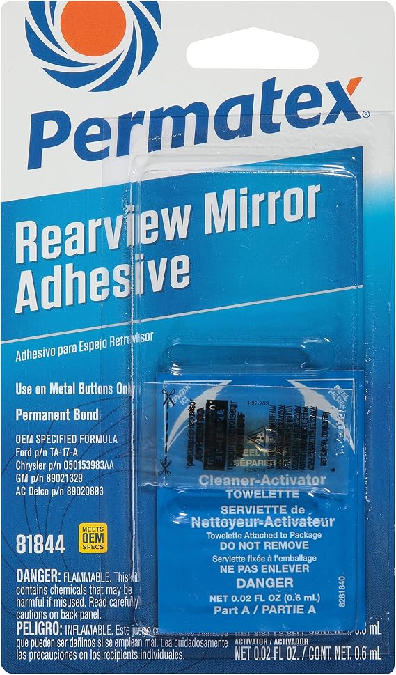 Permatex Professional Strength Rearview Mirror Adhesive