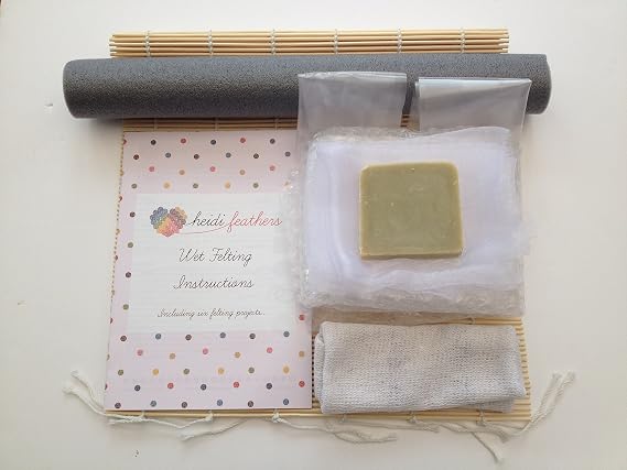 Heidifeathers Starter Wet Felting Kit Without Wool